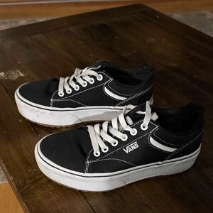 Vans Black and White Women's Sneakers